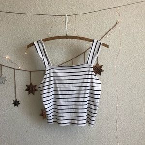 Stripped Crop Top